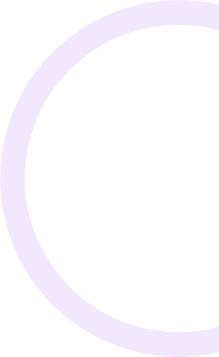 Background color half left of a donut